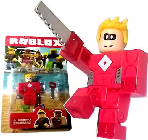 Boneco Roblox De Montar Carpinteiro Construtor Com Serrote